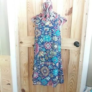 Cute Aztec tribal flowy summer dress